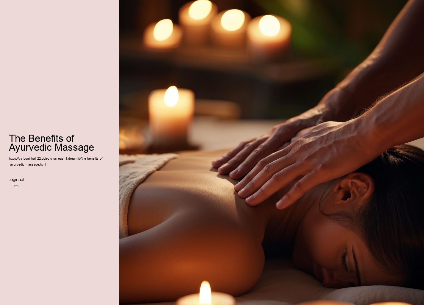 The Benefits of Ayurvedic Massage