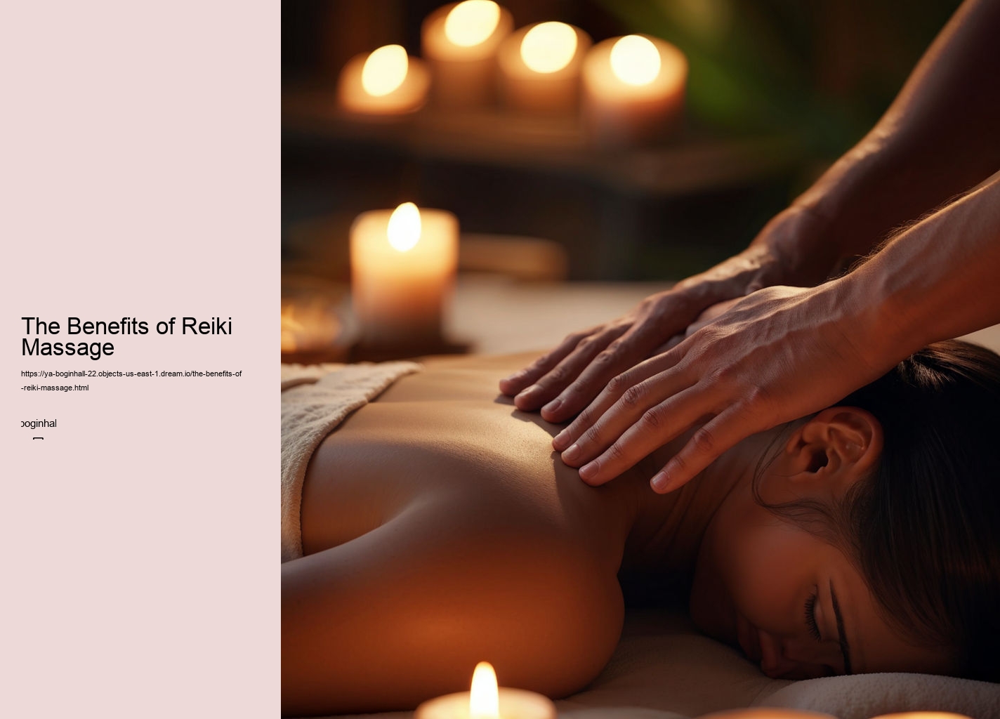 The Benefits of Reiki Massage